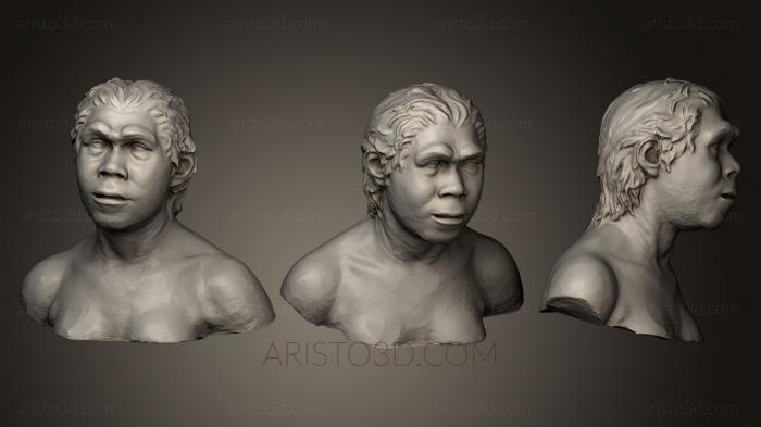 Busts and heads antique and historical (BUSTA_0566) 3D model for CNC machine